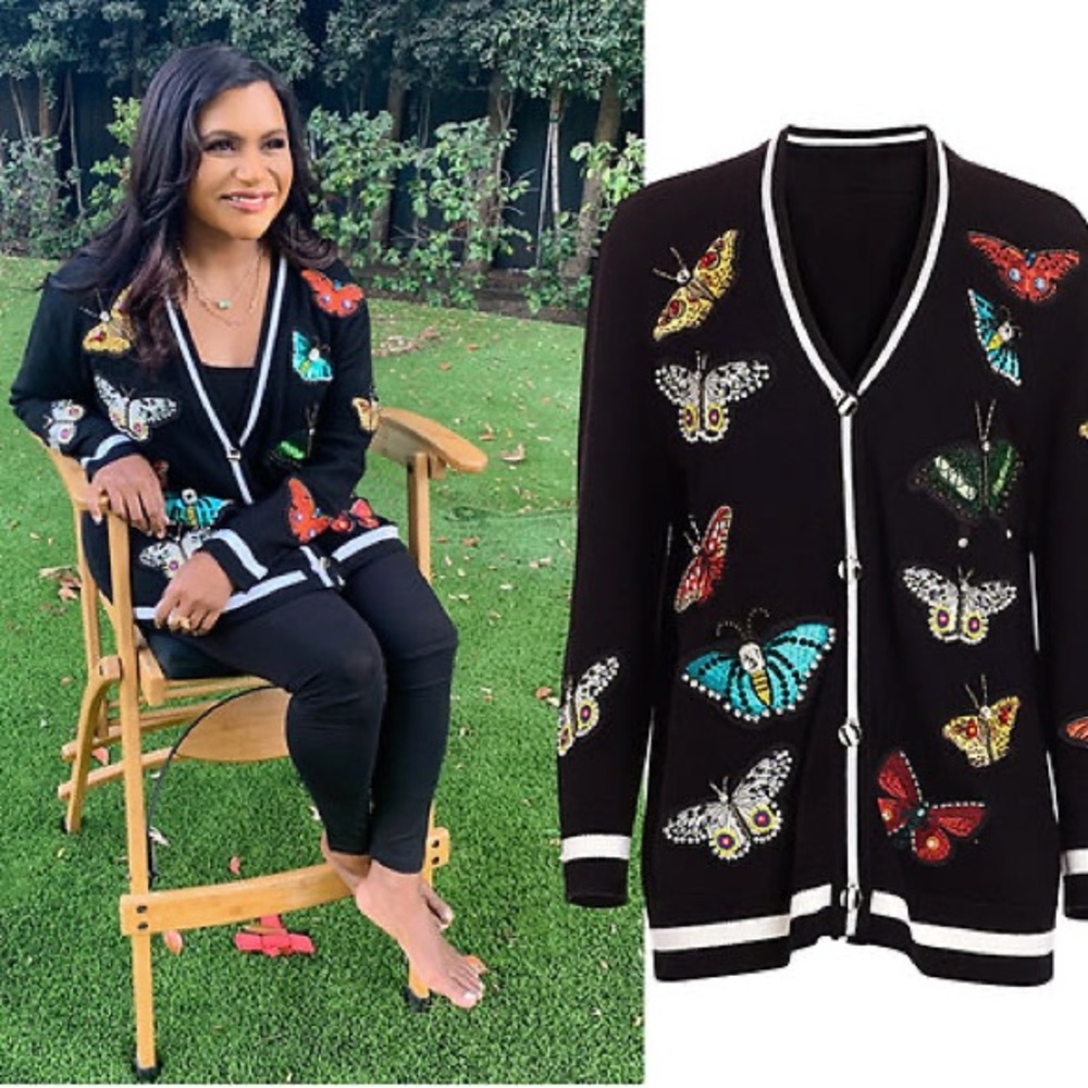 Alice + Olivia - Bradford Butterfly
Embroidered Cardigan size S/P